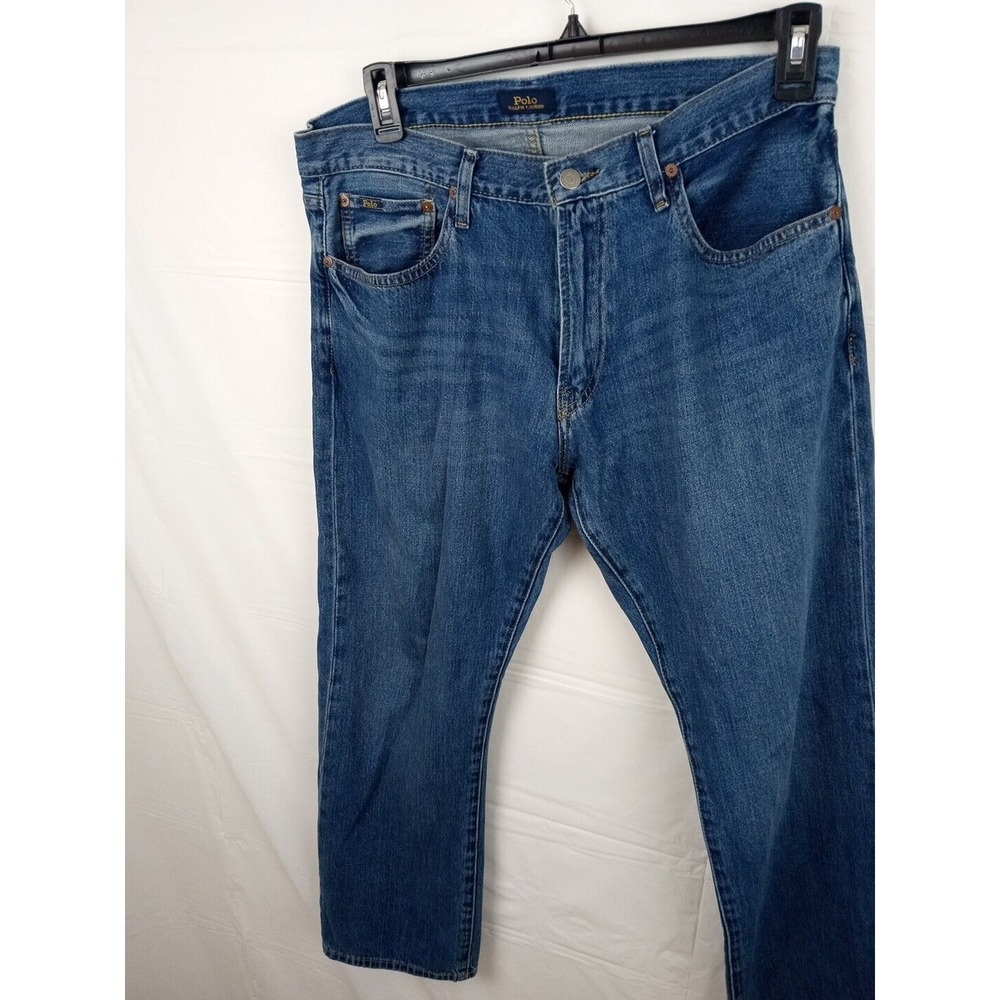 Polo by Ralph Lauren The Hampton Straight Leg Blue Jeans Men's Size 34x32